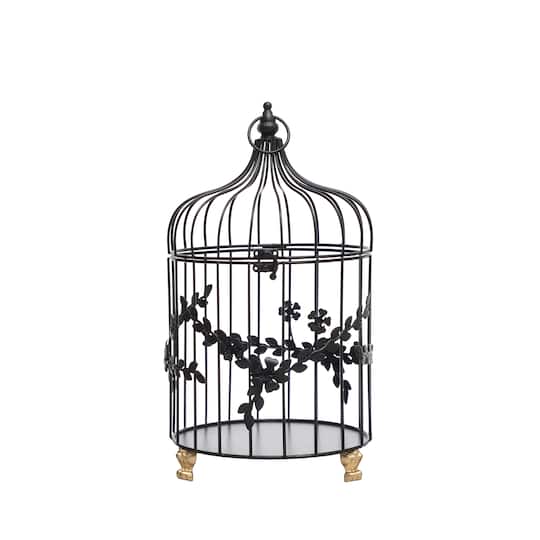 17.7&#x22; Black Iron Birdcage by Ashland&#xAE;